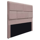 Cabeceira King Brick P02 195 Cm Para Cama Box Linho - Amarena