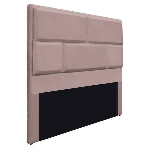 Cabeceira King Brick P02 195 Cm Para Cama Box Linho - Amarena