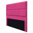 Cabeceira King Brick P02 195 Cm Para Cama Box Suede - Amarena