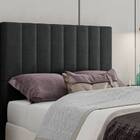 Cabeceira King Dubai - Veludo - Palladium Decor Preto