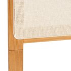 Cabeceira King Em Madeira Maciça E Palha Natural Viena Mel