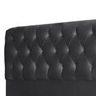 Cabeceira King Emilia 195cm Laminado Preto – Fdecor