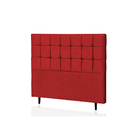 Cabeceira King Espanha 195 Cm Suede Vermelho - D A Decor