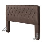 Cabeceira King Estofada 198cm Grécia  Chocolate
