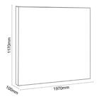 Cabeceira King Estofada Baronesa Suede Marrom Taupe