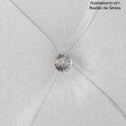 Cabeceira King Estofada Cama Box Lady 195 Cm Strass  Sintétic