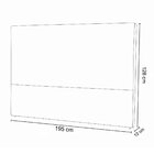 Cabeceira King Estofada Capitône Caribe 195cm P/ Cama Box Ama