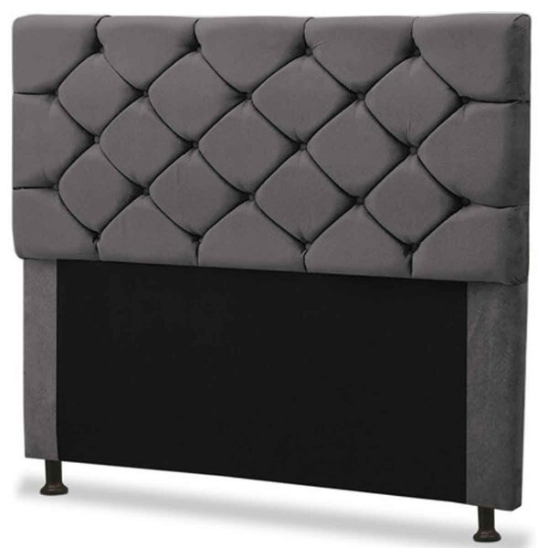 Cabeceira King Estofada Capitône Caribe 195cm P/ Cama Box Ama