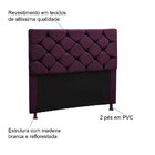 Cabeceira King Estofada Capitône Caribe 195cm P/ Cama Box Pen