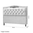 Cabeceira King Estofada Com Capitône E Tachas 195 Cm Belize R