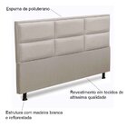 Cabeceira King Estofada Com Frame Praga 195cm Para Cama Box L