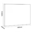 Cabeceira King Estofada Embaixatriz  Marrom Chocolate