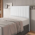 Cabeceira King Estofada Estela 195 Cm Para Cama Box Corino Br