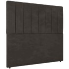 Cabeceira King Estofada Estela 195 Cm Para Cama Box Veludo Ma