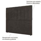 Cabeceira King Estofada Estela 195 Cm Para Cama Box Veludo Ma