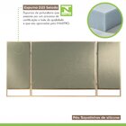 Cabeceira King Estofada Flow Paropas By Ecosono Verde/rustic