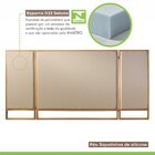 Cabeceira King Estofada Lambri Paropas By Ecosono Bege/palazzo