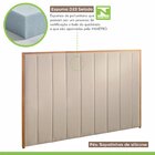 Cabeceira King Estofada Nina Paropas By Ecosono Bege/palazzo