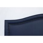 Cabeceira King Estofada Para Cama Box Com Tachas 193x60cm Cur