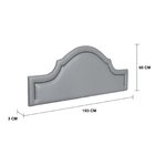 Cabeceira King Estofada Para Cama Box Com Tachas 193x60cm Pro