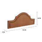 Cabeceira King Estofada Para Cama Box Com Tachas 193x60cm Pro