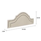 Cabeceira King Estofada Para Cama Box Com Tachas 193x60cm Pro