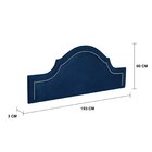 Cabeceira King Estofada Para Cama Box Com Tachas 193x60cm Pro