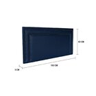 Cabeceira King Estofada Para Cama Box Com Tachas 193x60cm Ret