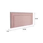 Cabeceira King Estofada Para Cama Box Com Tachas 193x60cm Ret