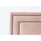 Cabeceira King Estofada Para Cama Box Com Tachas 193x60cm Ret