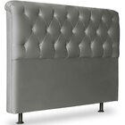 Cabeceira King Estofada Para Cama Box Emília 195 Cm Suede Cin