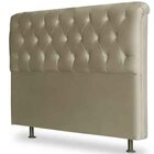 Cabeceira King Estofada Para Cama Box Emília 195 Cm Suede Tau