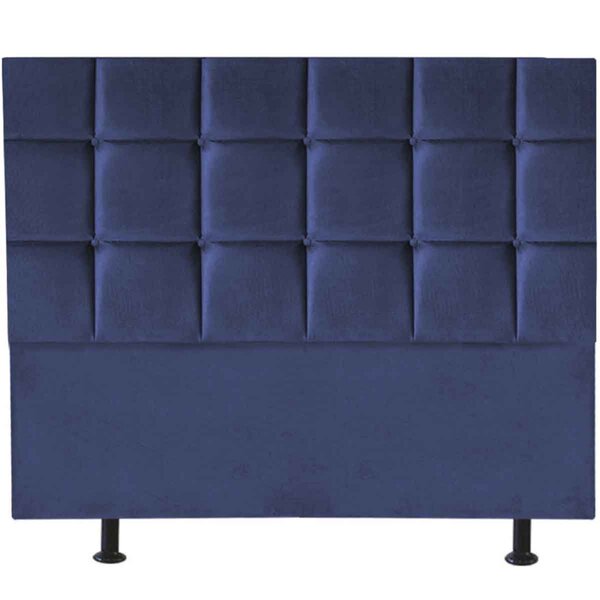 Cabeceira King Estofada Para Cama Box Espanha 195 Cm  Suede A