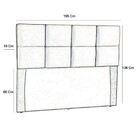 Cabeceira King Estofada Poliana 195 Cm Suede Vermelho