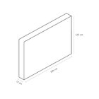 Cabeceira King Estofada Sena Ortobom Cinza