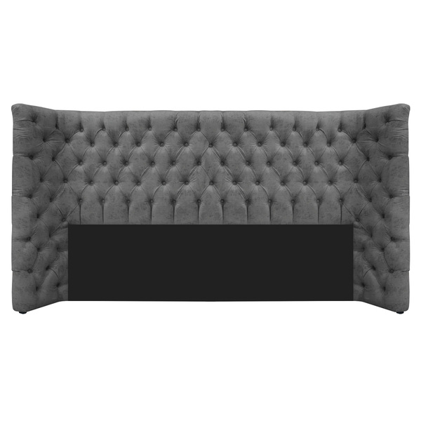 Cabeceira King Everest P02 195 Cm Para Cama Box Linho - Doce