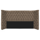 Cabeceira King Everest P02 195 Cm Para Cama Box Suede - Doce