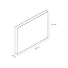 Cabeceira King Facto Tamisa Ortobom Bege