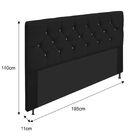 Cabeceira King França A05 C/ Strass 195 Cm Para Cama Box Cora