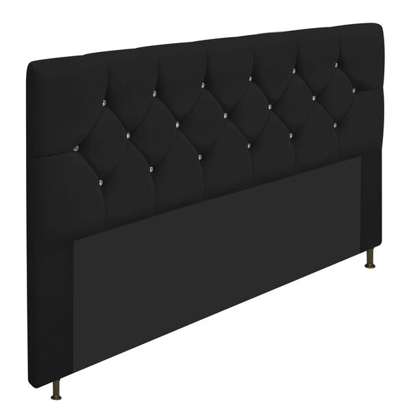 Cabeceira King França A05 C/ Strass 195 Cm Para Cama Box Cora