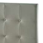 Cabeceira King Genebra Bege