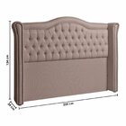 Cabeceira King Herrera Com Tacha 195 Cm Castor