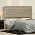 Cabeceira King Iasi P04 195 Cm Suede - Amarena Móveis - Bege