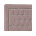 Cabeceira King Iasi P04 195 Cm Suede - Amarena Móveis - Rosê