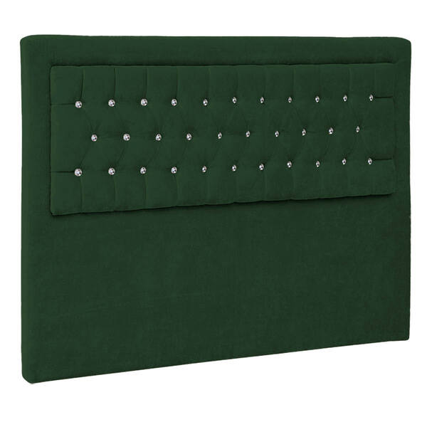 Cabeceira King Iasi P04 195 Cm Suede - Amarena Móveis - Verde