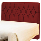 Cabeceira King Istambul 195 Cm Suede Vermelho - D A Decor