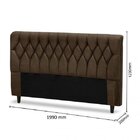 Cabeceira King Istambul Dobuê Chocolate