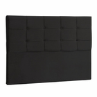 Cabeceira King Jordania 195 Cm Suede Preto - D A Decor