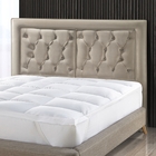 Cabeceira King Kepler Bege