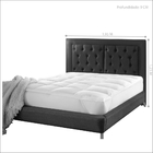 Cabeceira King Kepler Bege